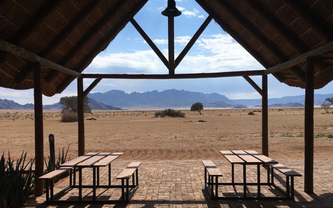 Rastplatz in Namibia